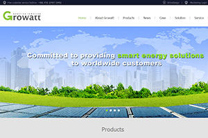 广州新能源科技外贸公司,外贸网站设计